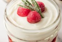 Effortless White Chocolate Cranberry Cheesecake Jars