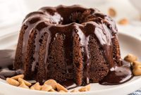 Rich Chocolate Bundtlets with Creamy Peanut Butter Core