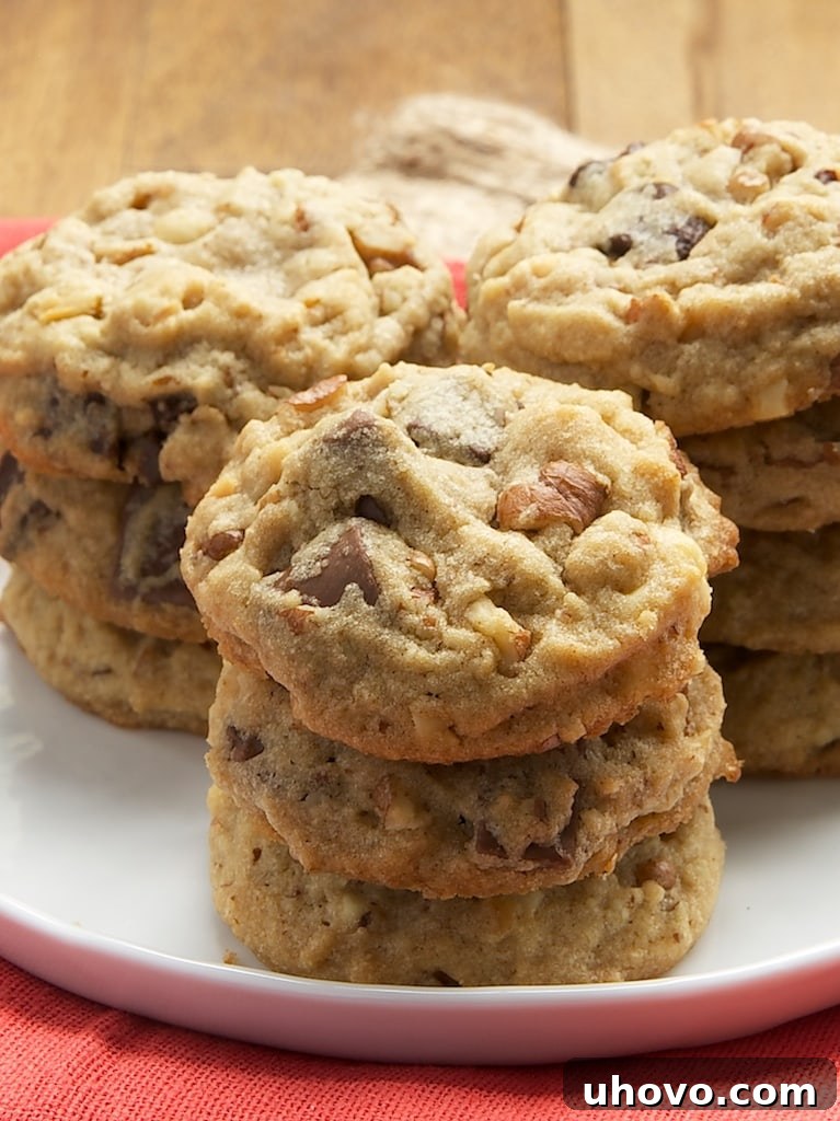 Irresistible Triple Chocolate Nutty Peanut Butter Cookies are packed with plenty of nuts, peanut butter, and three kinds of chocolate for a delightful treat!