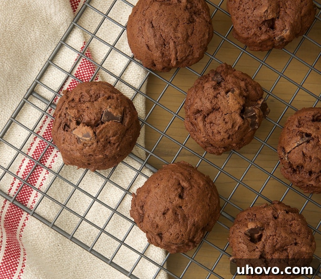 Decadent Fudgy Kahlua Brownie Cookies featuring rich chocolate and coffee liqueur