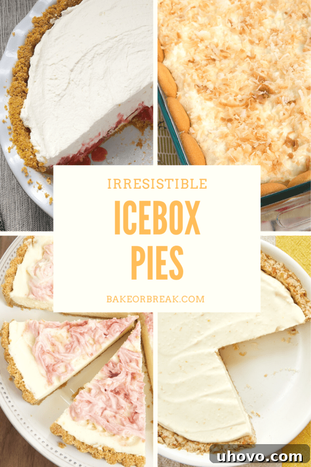 Irresistible Icebox Pies bakeorbreak.com
