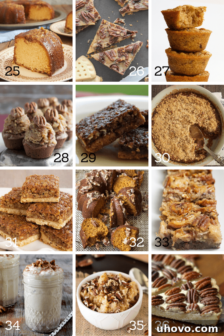 Pecan Pie Cakes and Cupcakes