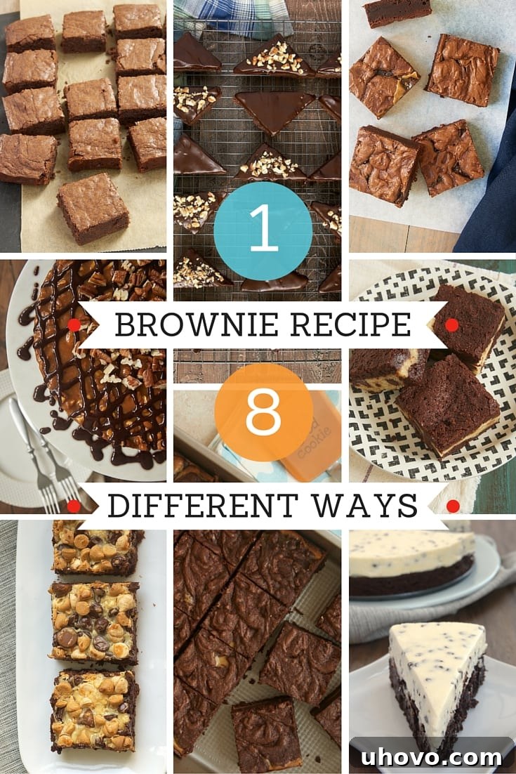 1 Basic Brownie Recipe Leads to 8 Different Variations