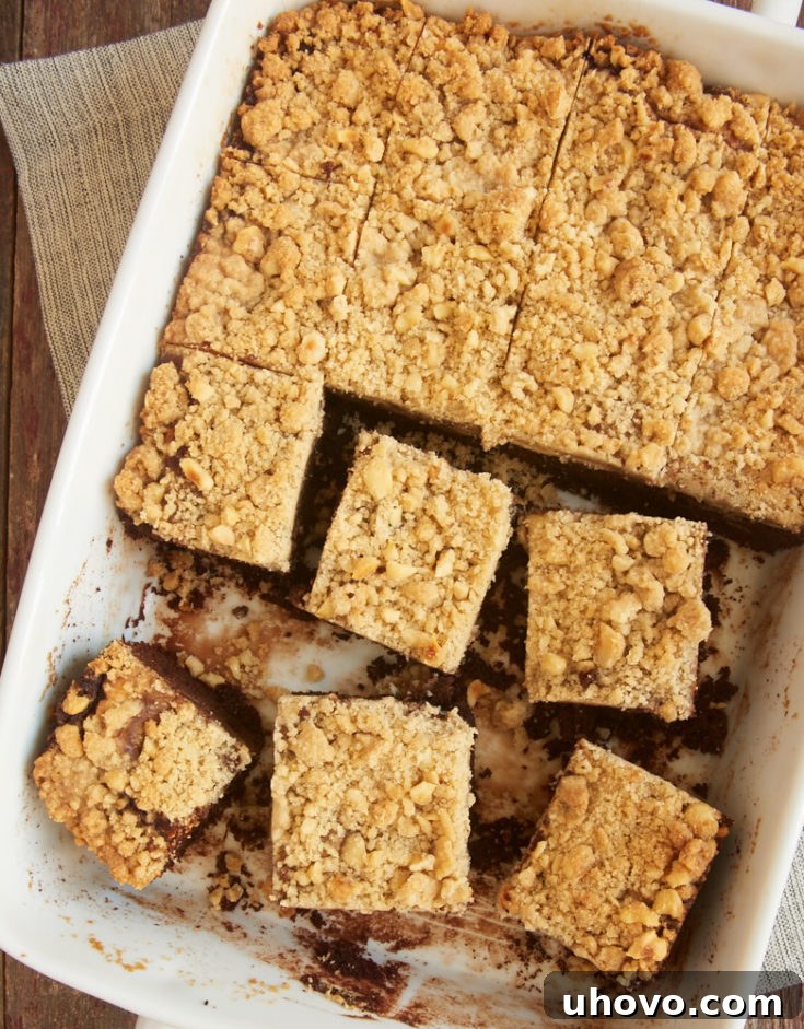 Delicious Chocolate Cream Cheese Coffee Cake with a rich swirl and crumb topping