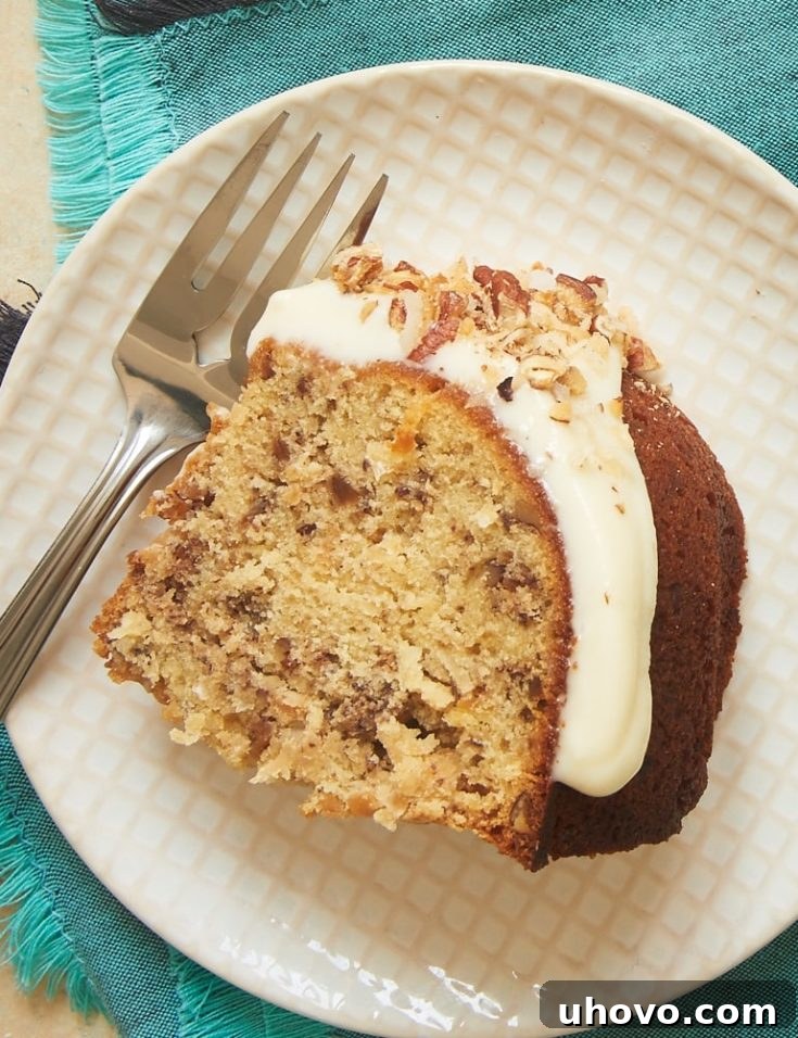 Coconut, pecans, and a cream cheese glaze make this Italian Cream Bundt Cake a winner. Such a great, simple twist on a classic dessert! - Bake or Break