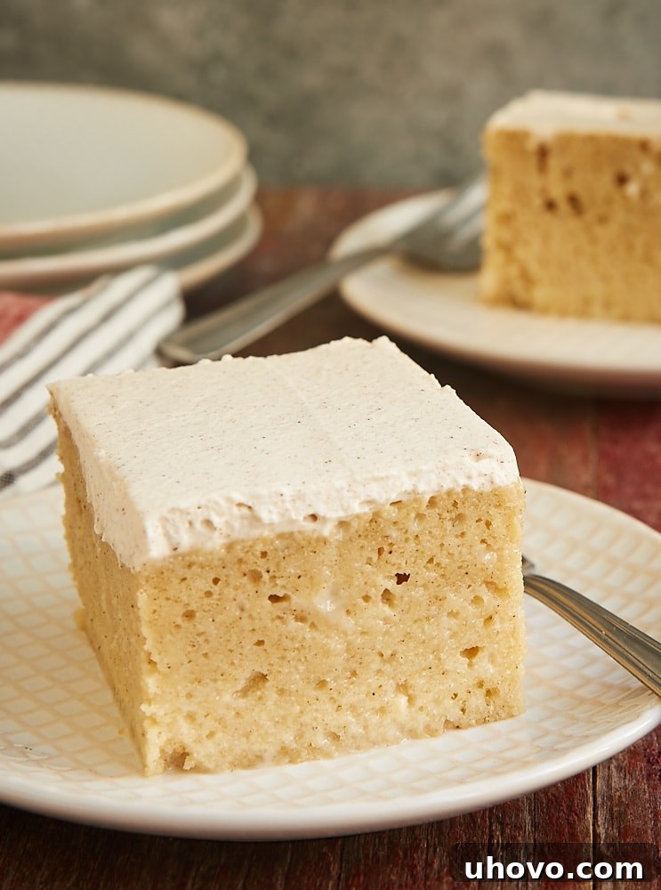 Experience the rich, moist texture of our Tres Leches Rum Cake, an incredibly delicious and flavorful grown-up dessert for any celebration.