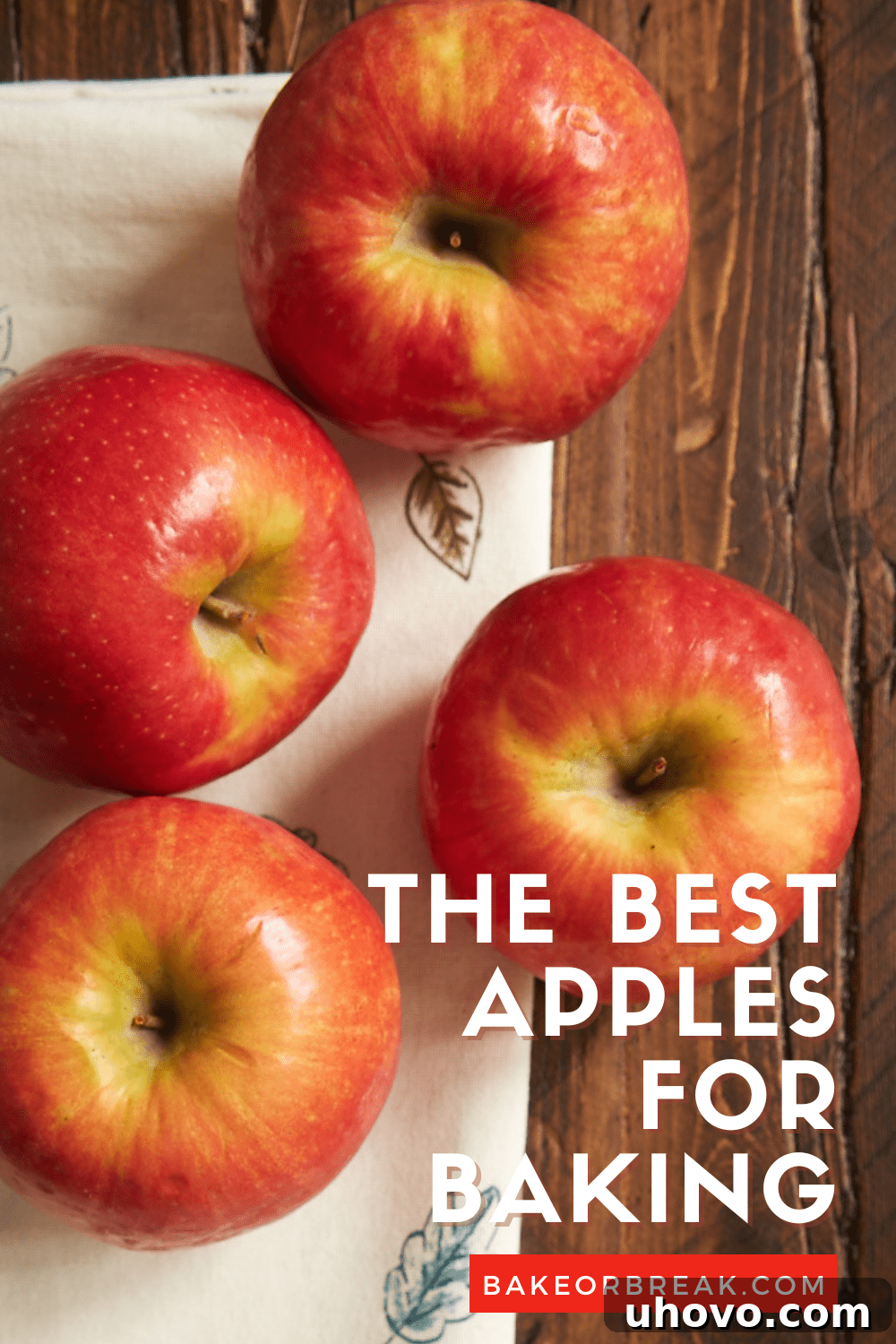A vibrant selection of the best apples for baking, promising delicious apple desserts. This image shows several crisp apples ready for culinary use, highlighting their natural beauty and freshness.