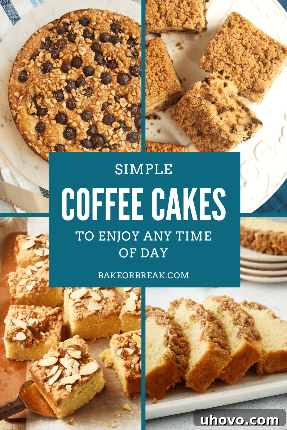 Collection of Simple Coffee Cakes to Enjoy Any Time of Day