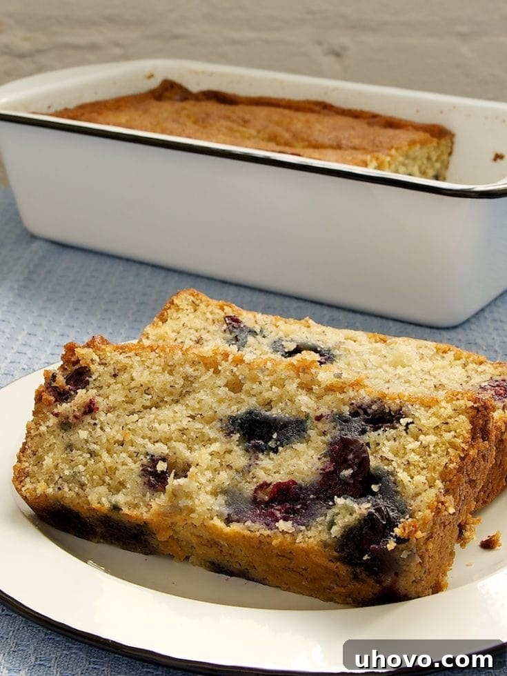 Blueberry Banana Bread