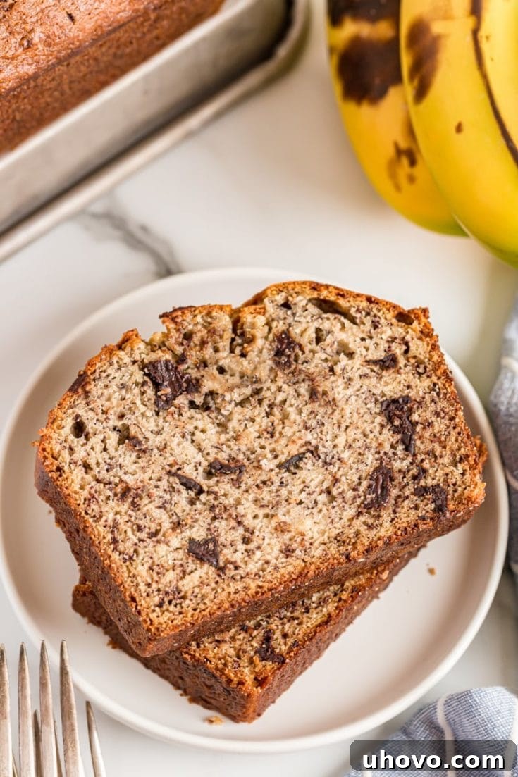 Chocolate Chunk Banana Bread