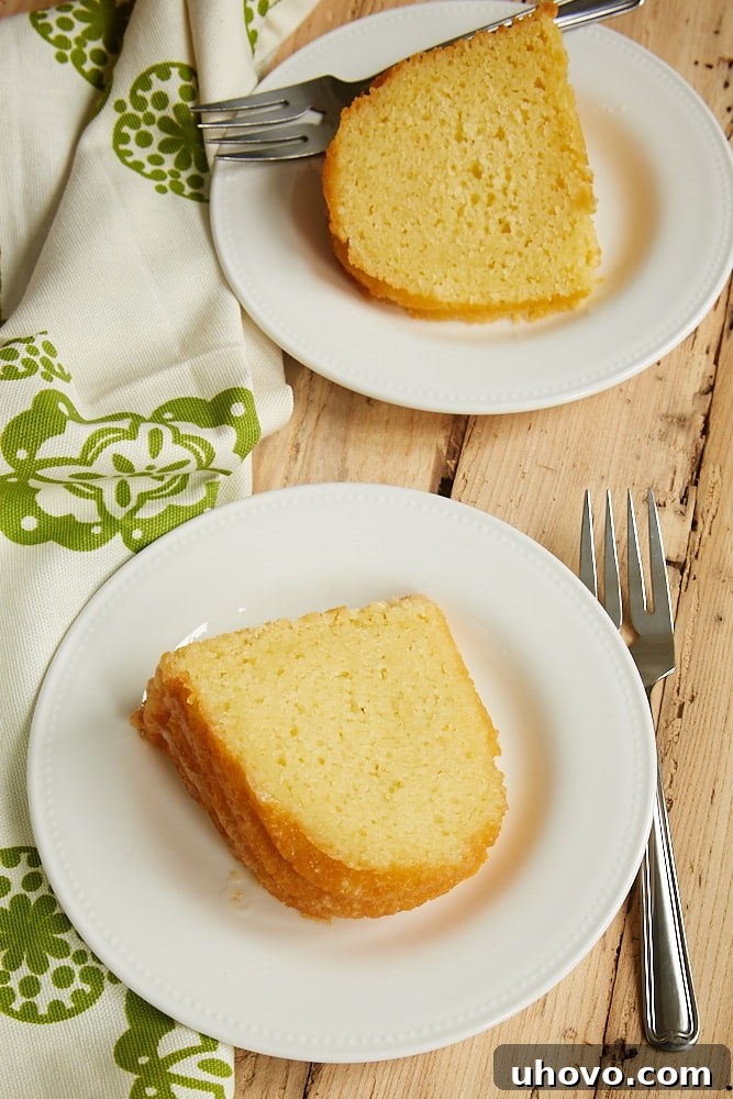 Beautifully decorated Key Lime Bundt Cake on a serving platter