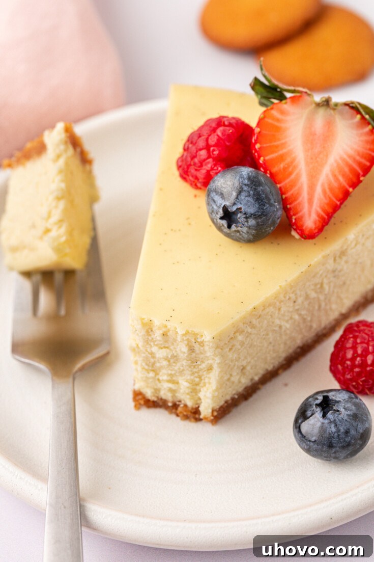 Classic Vanilla Bean Cheesecake