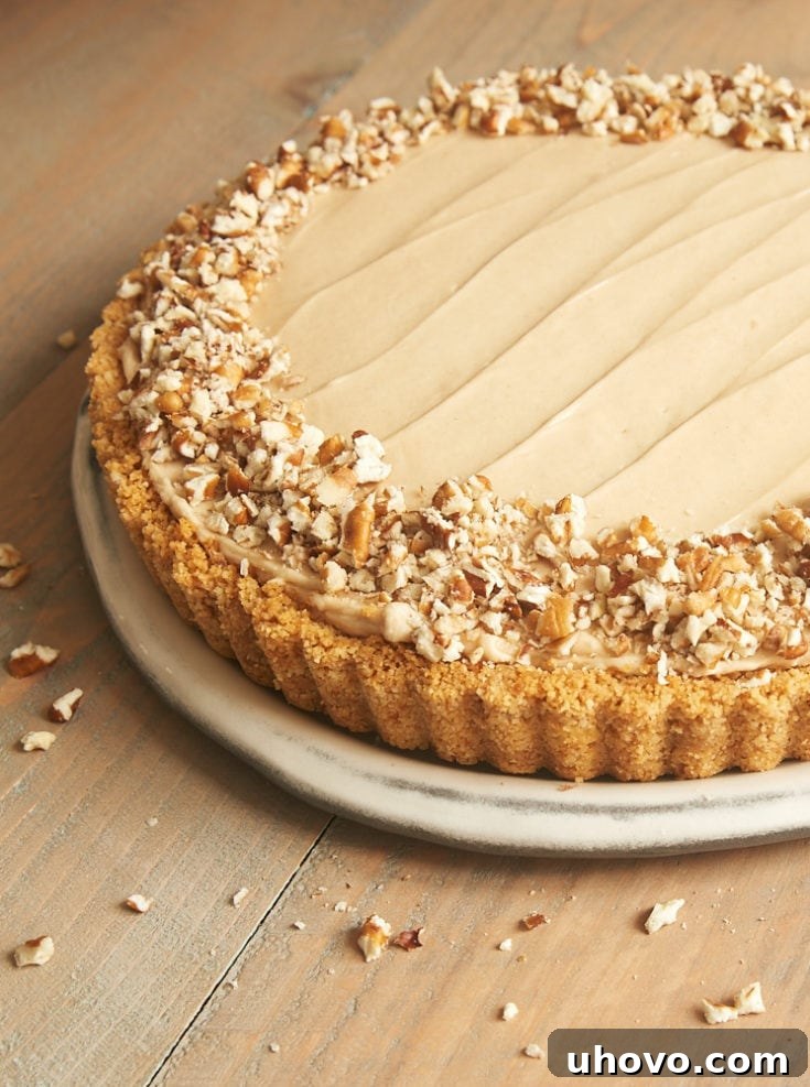 Easy Brown Sugar Banana No-Bake Cheesecake