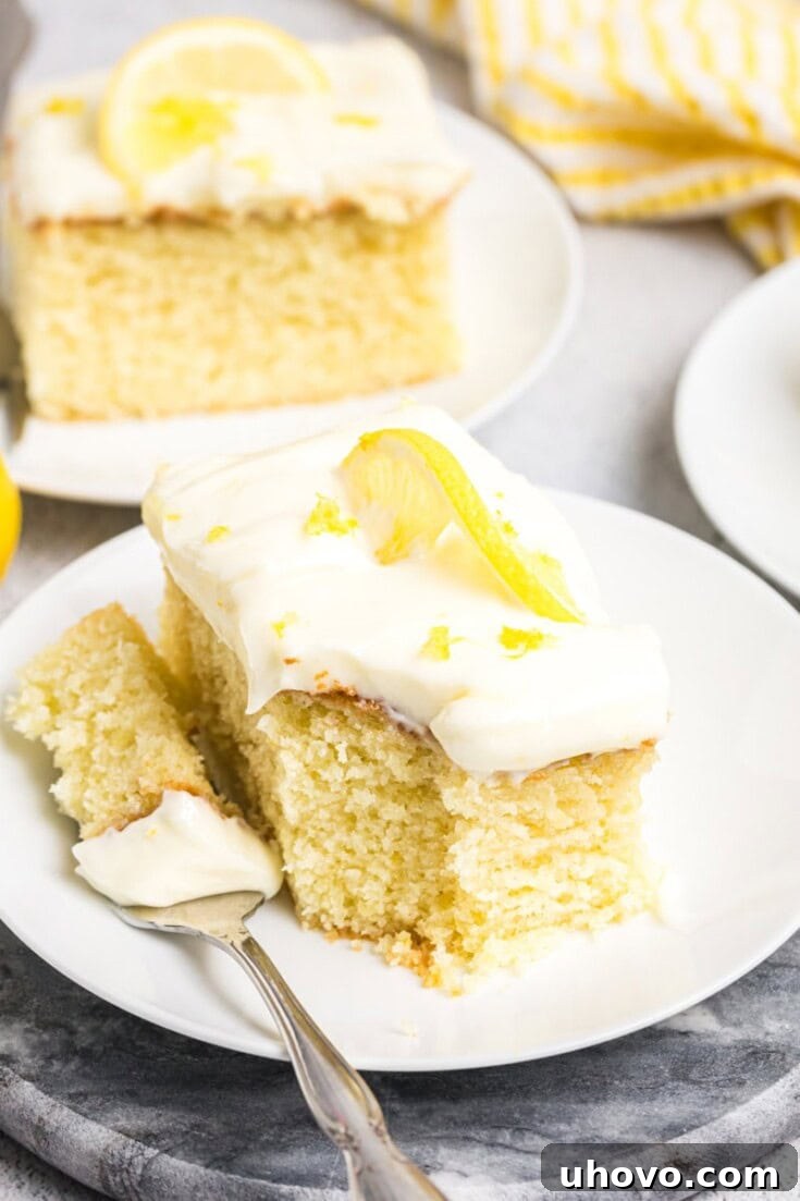 Easy Lemon Sheet Cake