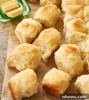 Angel Biscuits on parchment paper