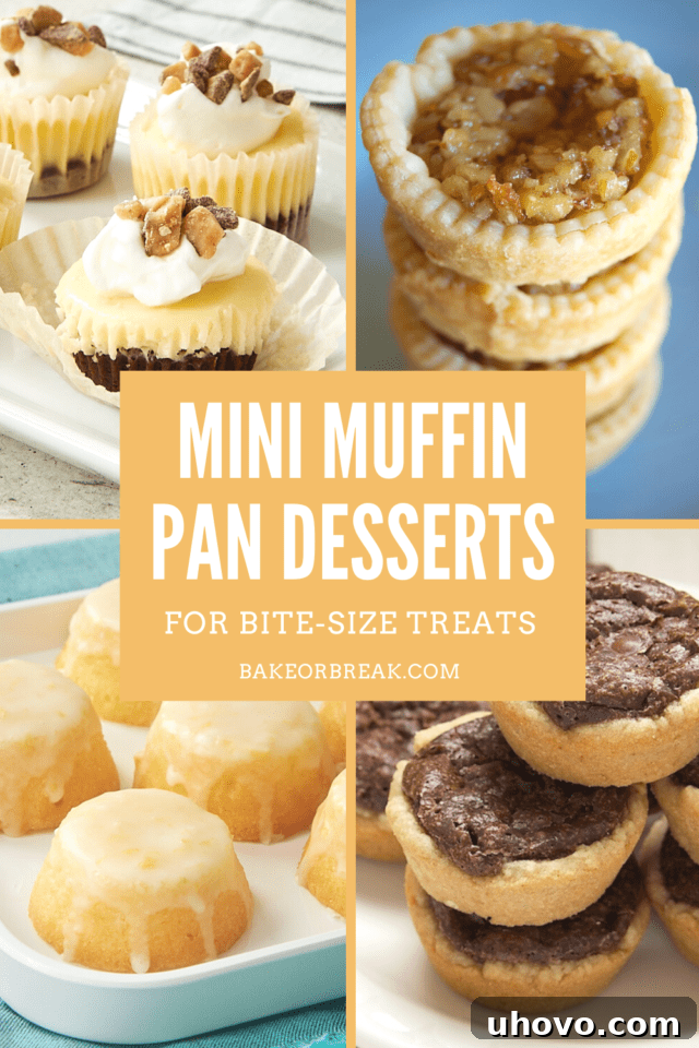 Mini Muffin Pan Desserts for Bite-Size Treats bakeorbreak.com