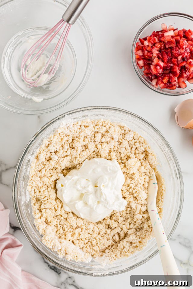 Adding sour cream to the cupcake batter for moisture and tang