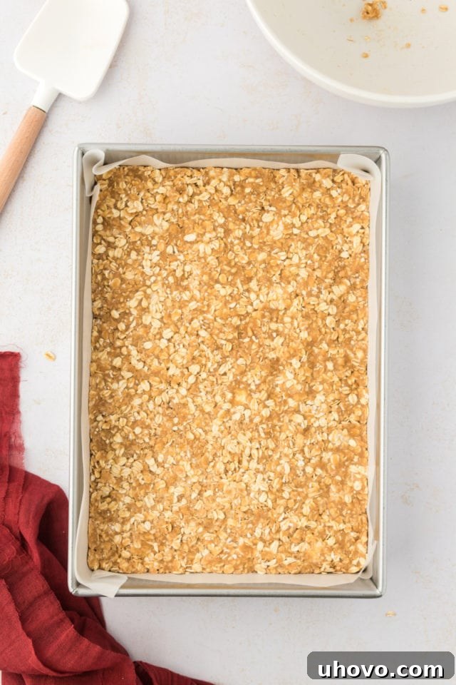 Overhead view of crust in pan