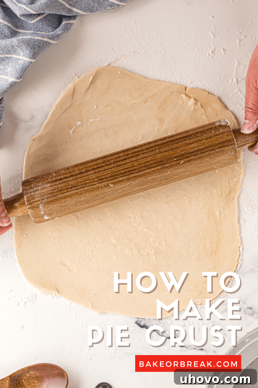 A perfectly baked golden brown pie crust, ready for filling. It showcases the delicate flakiness and rich buttery texture achievable with this homemade recipe.