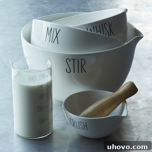 West Elm Market Labeled Kitchen Mixing Bowl Set in varying sizes