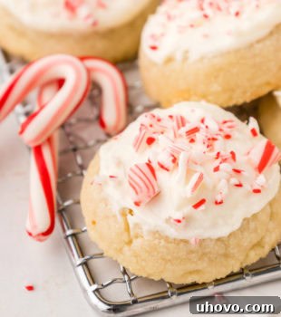 peppermint meltaways on a wire rack