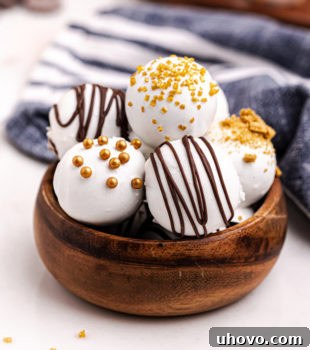 Gingerbread truffles in a wooden bowl, a perfect holiday treat.