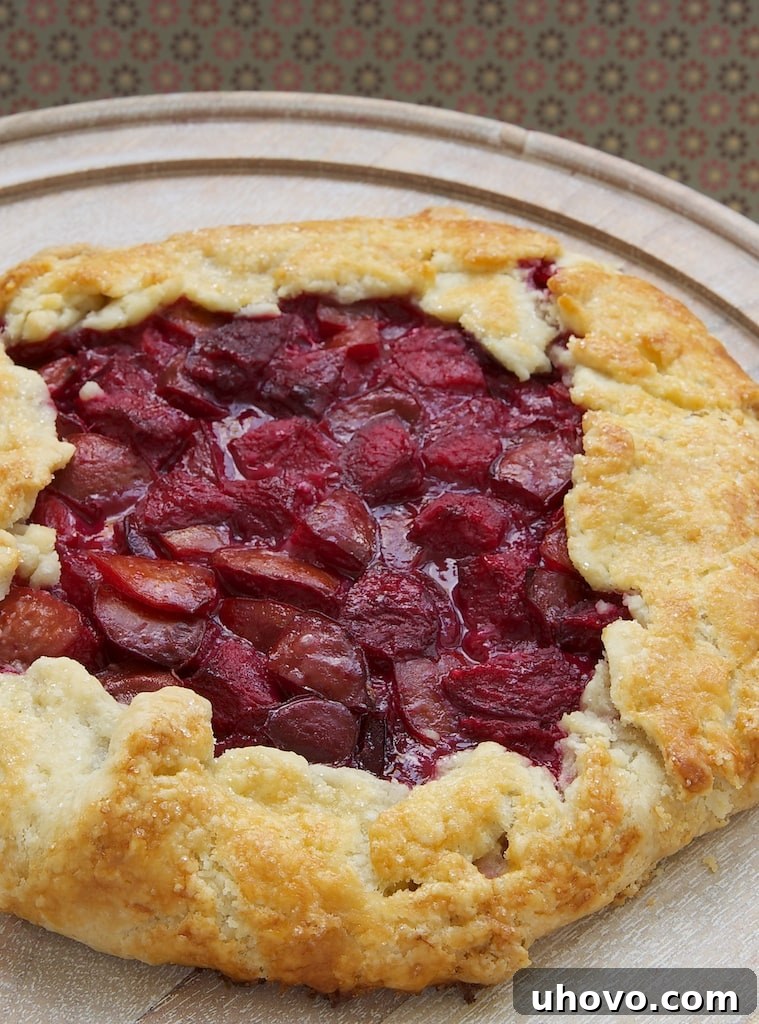 Simplify pie baking with this easy Plum and Almond Crostata that's full of amazing flavor! - Bake or Break