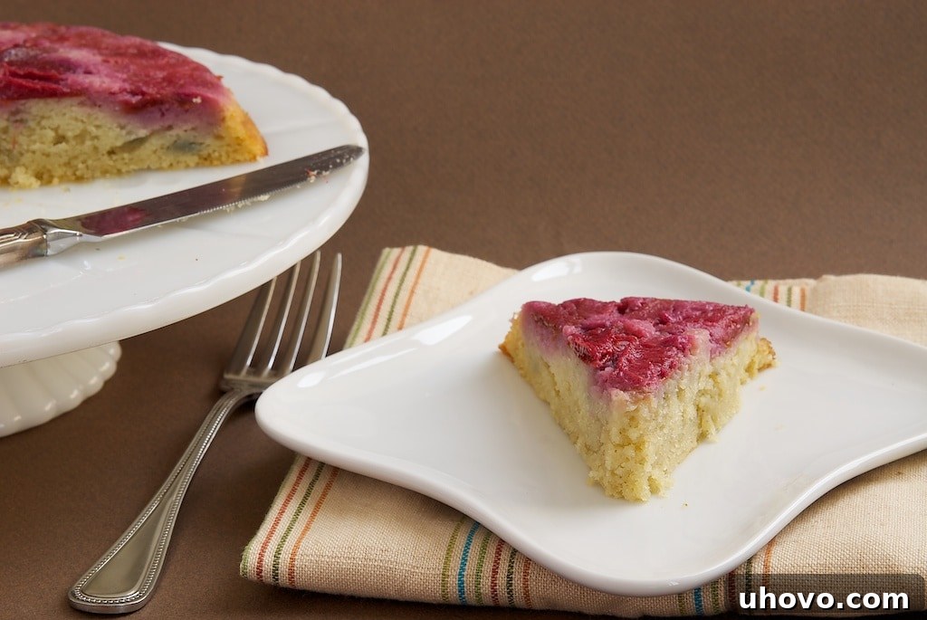 Lush Plum Upside-Down Pudding Cake