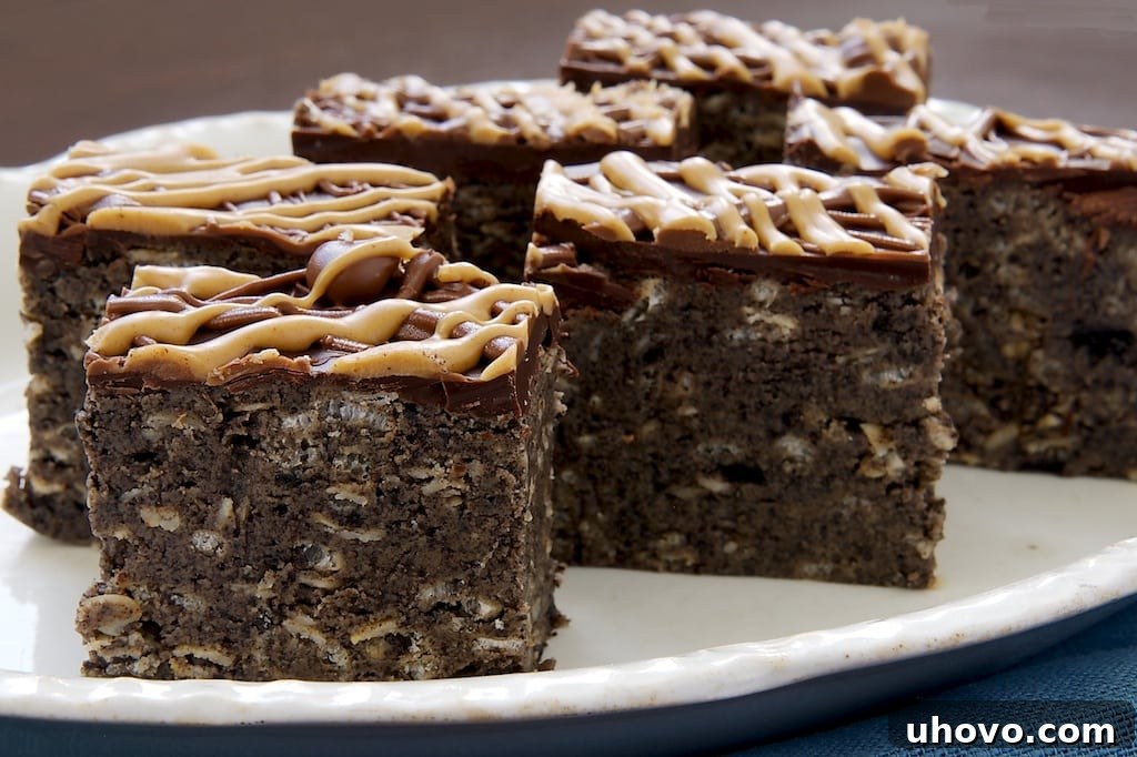 Vunderbars: A favorite no-bake treat for peanut butter and chocolate enthusiasts. Must-make dessert!