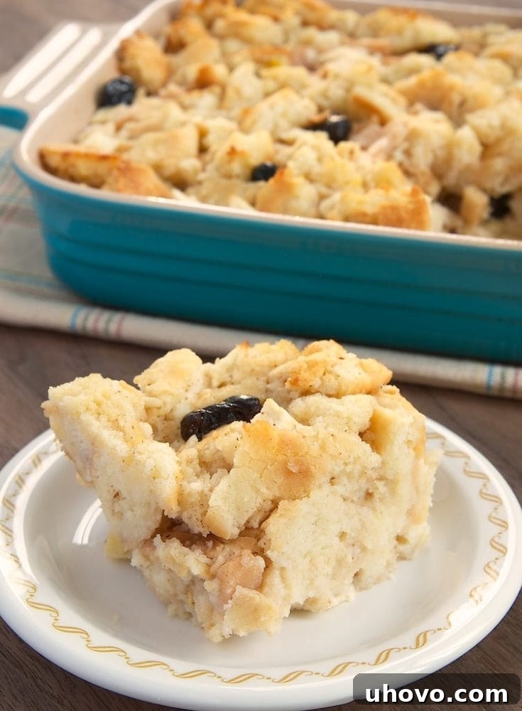 Biscuits offer a unique twist on bread pudding. Perfect for everything from breakfast to dessert!