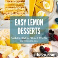 Easy Lemon Desserts for Spring and Summer