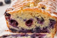 Moist Blueberry Ricotta Cake Recipe with Lemon Zest