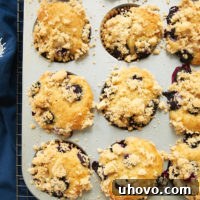 Blueberry Coffee Cake Muffins