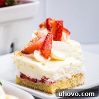 Strawberry Shortcake Cheesecake Bars