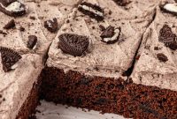 Decadent Oreo Sheet Cake with Creamy Oreo Frosting