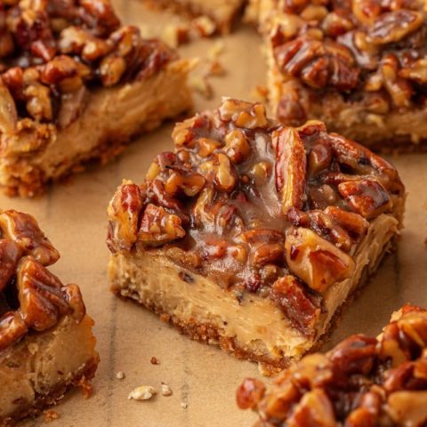 Pecan Pie Cheesecake Bars Recipe for Creamy Holiday Dessert