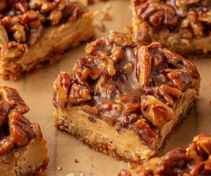 Pecan Pie Cheesecake Bars Recipe for Creamy Holiday Dessert